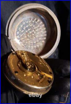 Elgin 1891 Railroad Pocket Watch. Polished no dings case