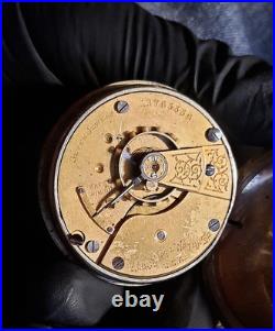 Elgin 1891 Railroad Pocket Watch. Polished no dings case