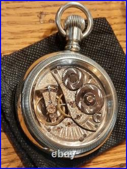 Elgin 18 Size Veritas 23J RUNS LKE A CHAMPION Pocket Watch (wtch vid) MINTY