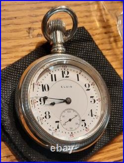 Elgin 18 Size Veritas 23J RUNS LKE A CHAMPION Pocket Watch (wtch vid) MINTY