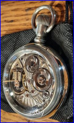Elgin 18 Size Veritas 23J RUNS LKE A CHAMPION Pocket Watch (wtch vid) MINTY