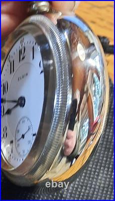 Elgin 18 Size Veritas 23J RUNS LKE A CHAMPION Pocket Watch (wtch vid) MINTY