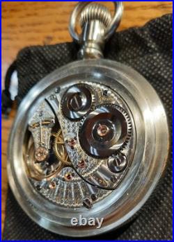 Elgin 18 Size Veritas 23J RUNS LKE A CHAMPION Pocket Watch (wtch vid) MINTY