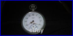 Elgin 1900 Fancy Dial Pocket Watch 18s 17j Grade 229 Rare Low Prodiction Nickel