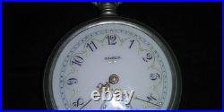 Elgin 1900 Fancy Dial Pocket Watch 18s 17j Grade 229 Rare Low Prodiction Nickel