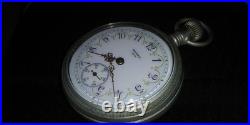 Elgin 1900 Fancy Dial Pocket Watch 18s 17j Grade 229 Rare Low Prodiction Nickel