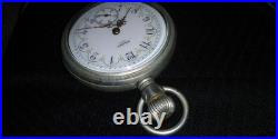 Elgin 1900 Fancy Dial Pocket Watch 18s 17j Grade 229 Rare Low Prodiction Nickel