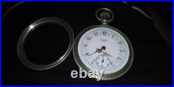Elgin 1900 Fancy Dial Pocket Watch 18s 17j Grade 229 Rare Low Prodiction Nickel