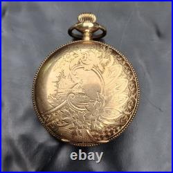Elgin 1903 Pocket Watch 6s 7j Grade 206 GF 20Yr Ornate Hunter Case Running