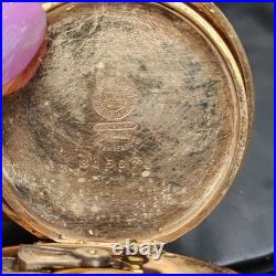 Elgin 1903 Pocket Watch 6s 7j Grade 206 GF 20Yr Ornate Hunter Case Running