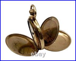 Elgin 1909 Pocket Watch Grade 320 0s Model 2 7j Essex 14K Gold Filled Case