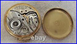 Elgin 1951 Pocket Watch 16S 17J 10K RGF Case Model 20 Grp 616 Running & Working