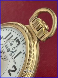 Elgin 21 Jewel B. W. Raymond Up & Down Railroad Pocket Watch with Elgin Case