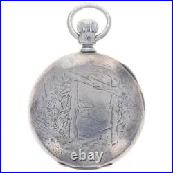 Elgin 3 Hunter Case Hunter Men's Pocket Watch Case Coin Silver 900 Manual wind