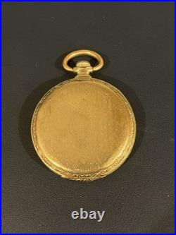 Elgin 7 Jewel Open Face Pocket Watch Not Running