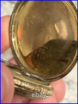 Elgin 7 Jewel Open Face Pocket Watch Not Running