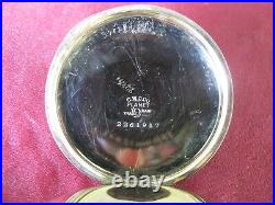 Elgin Antique 16s 21j Grade 386 YGF Hunting Case Pocket Watch, 1912