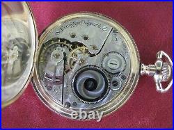 Elgin Antique 16s 21j Grade 386 YGF Hunting Case Pocket Watch, 1912