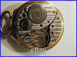 Elgin B. W. Raymond 21 jewels adjusted railroad watch gold filled case