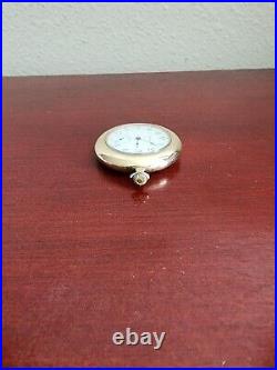 Elgin B&b Royal Case 15 Jewels Gold Pocket Watch. Works On And Off. Needs Fixing