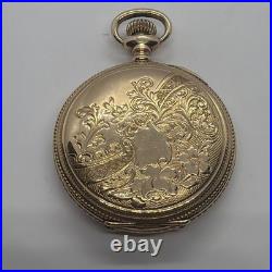 Elgin Beautiful 6s 14K Gold Filled 20YR Hunting Case Antique Pocket Watch Runs