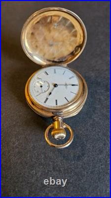 Elgin DUE BER pocket watch mechanical 1379491