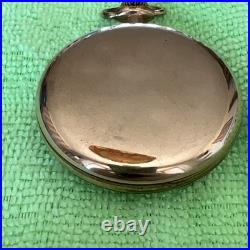 Elgin Father Time 21 Jwls Pocket Watch, B&B Royal 20 Yrs Case, See Description