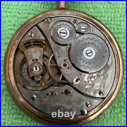 Elgin Father Time 21 Jwls Pocket Watch, B&B Royal 20 Yrs Case, See Description