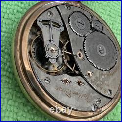 Elgin Father Time 21 Jwls Pocket Watch, B&B Royal 20 Yrs Case, See Description