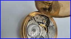 Elgin Gold Case Pocket Watch With Chain Not Running