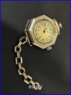 Elgin Gold Filled Case Pocket Watch Parts 2240002 Model 4 7j Watch Untested