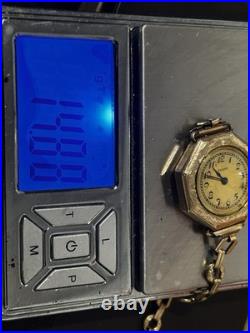 Elgin Gold Filled Case Pocket Watch Parts 2240002 Model 4 7j Watch Untested