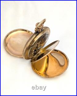 Elgin Gold-Filled Men's Pocket Watch Hunter Case, Size 18