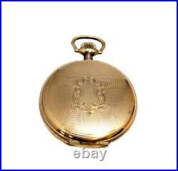 Elgin Gold-Filled Men's Pocket Watch Hunter Case, Size 18