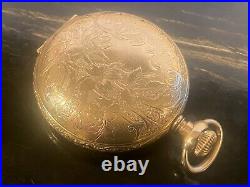 Elgin Gold filled size 18 hunter case Pocket Watch exl. Condition, 1896