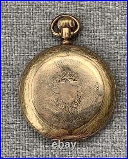 Elgin Grade 292 Full Hunter Case Pocket Watch 7 Jewels C. 1912 Cyclone 10Years