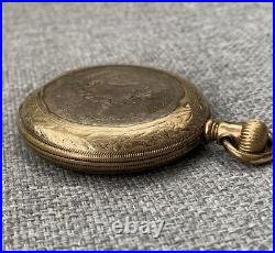 Elgin Grade 292 Full Hunter Case Pocket Watch 7 Jewels C. 1912 Cyclone 10Years
