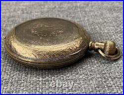 Elgin Grade 292 Full Hunter Case Pocket Watch 7 Jewels C. 1912 Cyclone 10Years