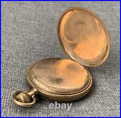 Elgin Grade 292 Full Hunter Case Pocket Watch 7 Jewels C. 1912 Cyclone 10Years