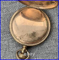 Elgin Grade 292 Full Hunter Case Pocket Watch 7 Jewels C. 1912 Cyclone 10Years
