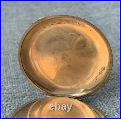 Elgin Grade 292 Full Hunter Case Pocket Watch 7 Jewels C. 1912 Cyclone 10Years