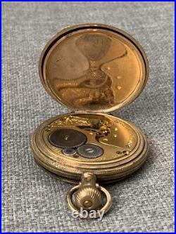 Elgin Grade 292 Full Hunter Case Pocket Watch 7 Jewels C. 1912 Cyclone 10Years