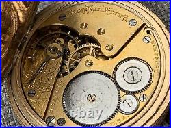 Elgin Grade 292 Full Hunter Case Pocket Watch 7 Jewels C. 1912 Cyclone 10Years
