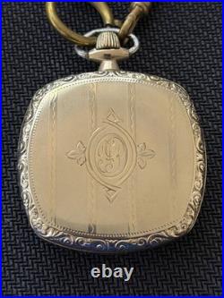 Elgin Grade 303 Model 3 Pocket Watch 12s 7j 10k Gold Filled Case Working