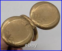 Elgin Grade 386 Model 6 16s 17 Jewels Gold Filled Hunter Case Pocket Watch RUNS