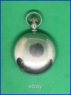 Elgin Grade 6 Pocket Watch, 18s, 7j, c. 1881, Heavy swing out Silverode Case