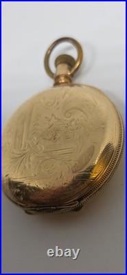 Elgin Hunter Case Colectible, antique, 14k Gf, rare, vintage, Pocket Watch, Usa