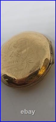 Elgin Hunter Case Colectible, antique, 14k Gf, rare, vintage, Pocket Watch, Usa