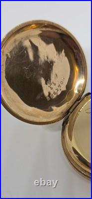 Elgin Hunter Case Colectible, antique, 14k Gf, rare, vintage, Pocket Watch, Usa