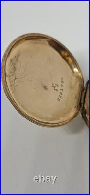 Elgin Hunter Case Colectible, antique, 14k Gf, rare, vintage, Pocket Watch, Usa